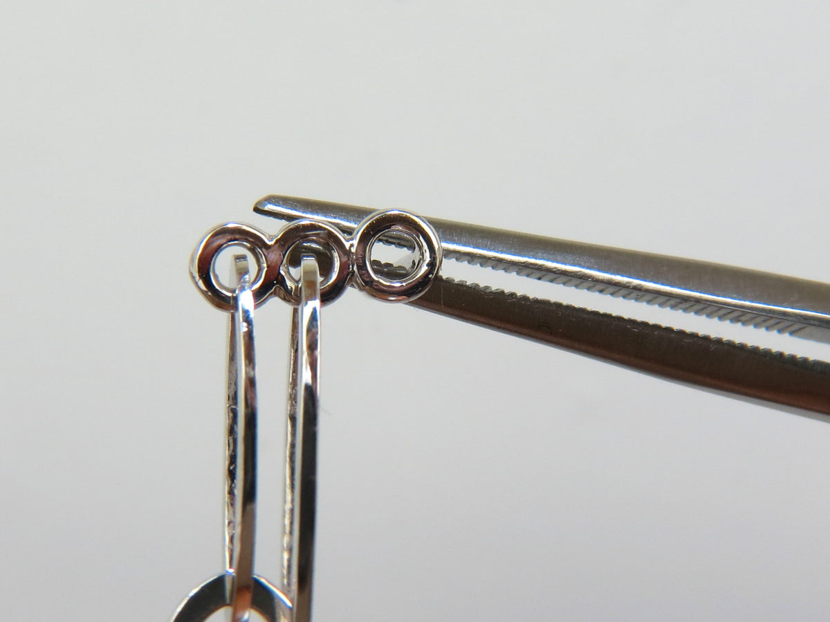 14KT GOLD .46CT ELONGATED OVALS DIAMOND DANGLE EARRINGS HINGED *v