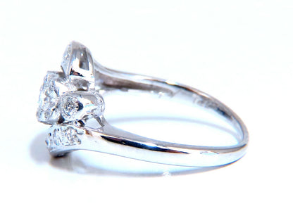 .54ct Natural Diamonds American Regency Revival Deco Ring 14kt *v
