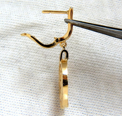 Cosmopolitan Mod X Diamond dangle earrings 14kt *v