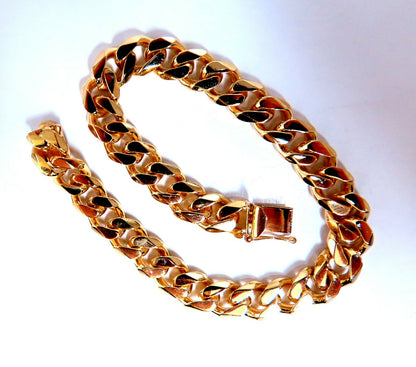 Modified Cuban Link Bracelet 14kt 39 Grams 8 Inch *v