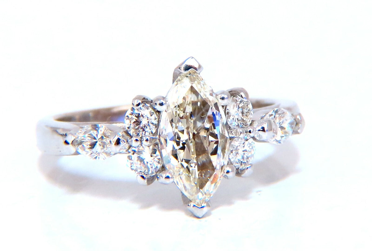 GIA Certified .72ct Natural Marquise Diamond 14kt *v