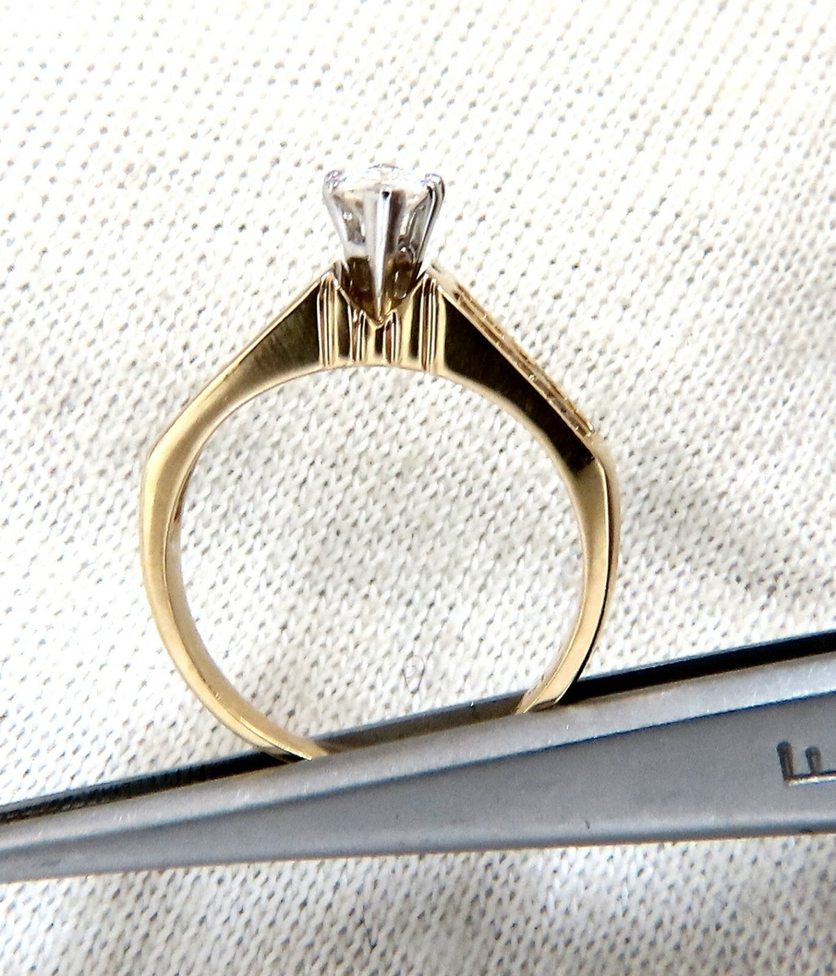 .50ct Marquise Natural Diamonds Cathedral Ring 14 Karat *v
