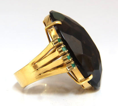 38.30ct Natural Oval Gypsy Topaz Ring 14kt gold *v