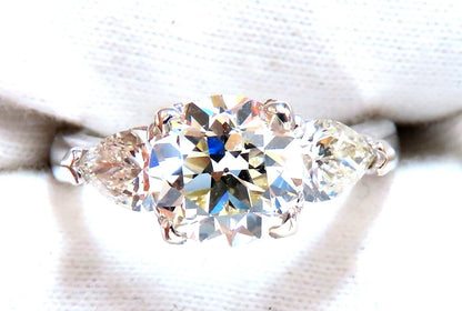 GIA Certified 1.91ct Natural European Cut Diamond Ring 14kt *v