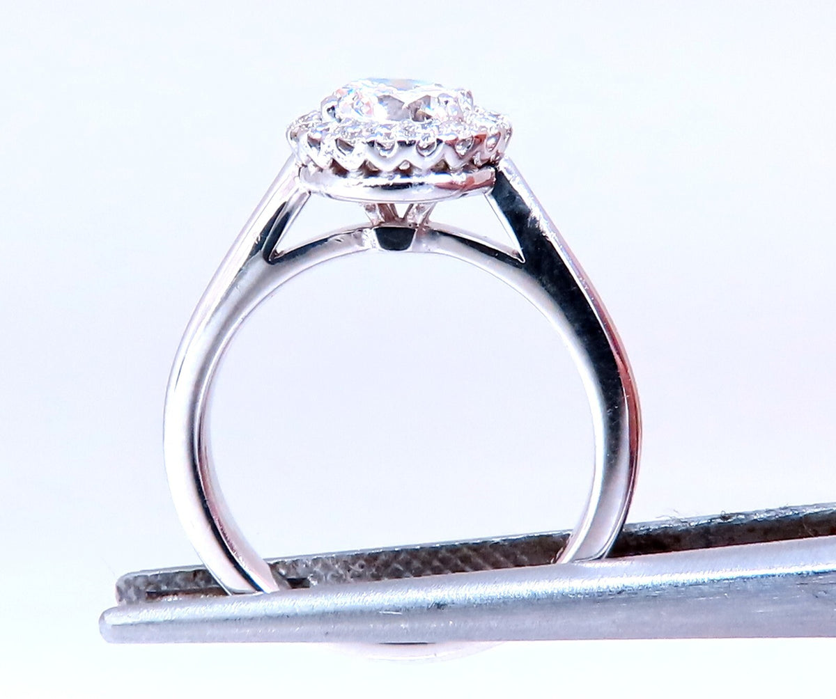 GIA Certified .81ct Natural Round Diamond solitaire ring G/Vs2 *v
