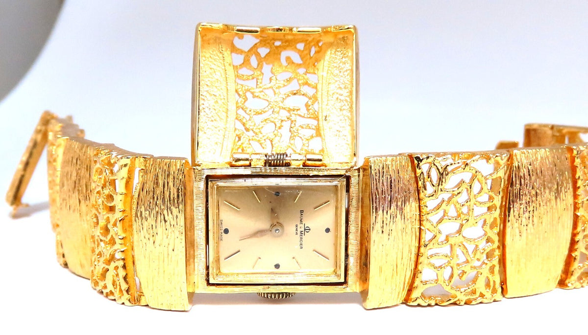Baume Mercier Vintage Gold Watch 14kt *v