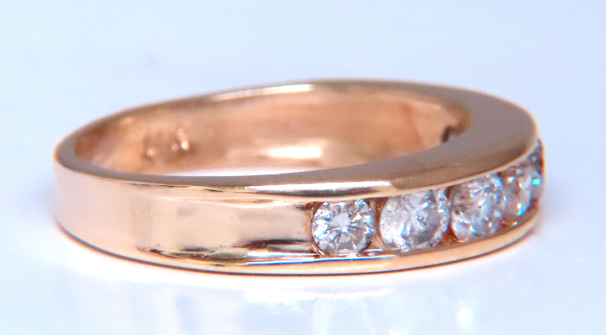 .70ct Natural Round Diamonds Accent Band Channel 14kt gold 12424 *v