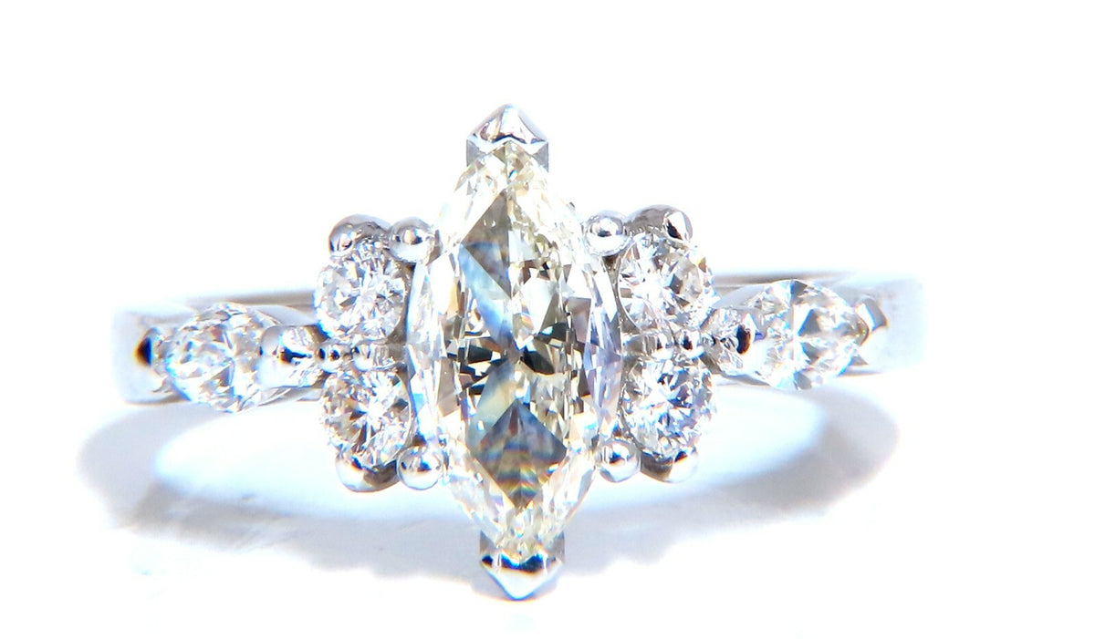 GIA Certified .72ct Natural Marquise Diamond 14kt *v