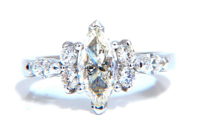 GIA Certified .72ct Natural Marquise Diamond 14kt *v