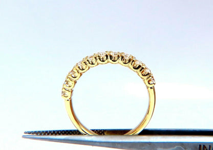 2.04ct Natural Diamonds Stacking Bands 14kt Gold Ref 12314 *v