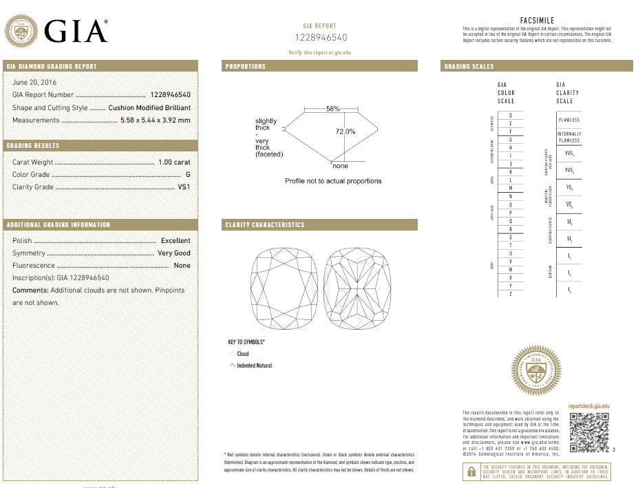 GIA Certified 1.00ct 1.01ct Square Halo Cushion cut diamond stud earrings 14k *v