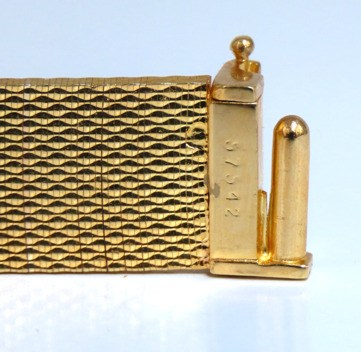 Tiffany & Co Vintage Gold Watch 18kt 6.5 inch *v