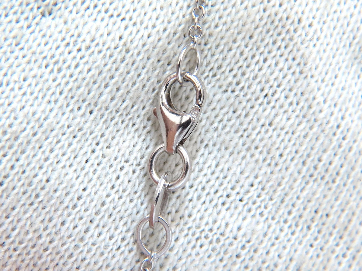1.20ct natural diamonds heart pendant 14kt double row *v