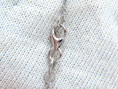1.20ct natural diamonds heart pendant 14kt double row *v