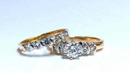 GIA Certified .51ct Natural Round Diamond solitaire ring E/I2 +Band 14kt gold *v
