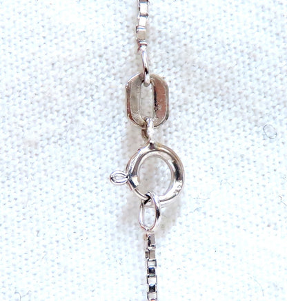 .40ct natural pear shaped sapphire diamonds drop pendant 14kt *v