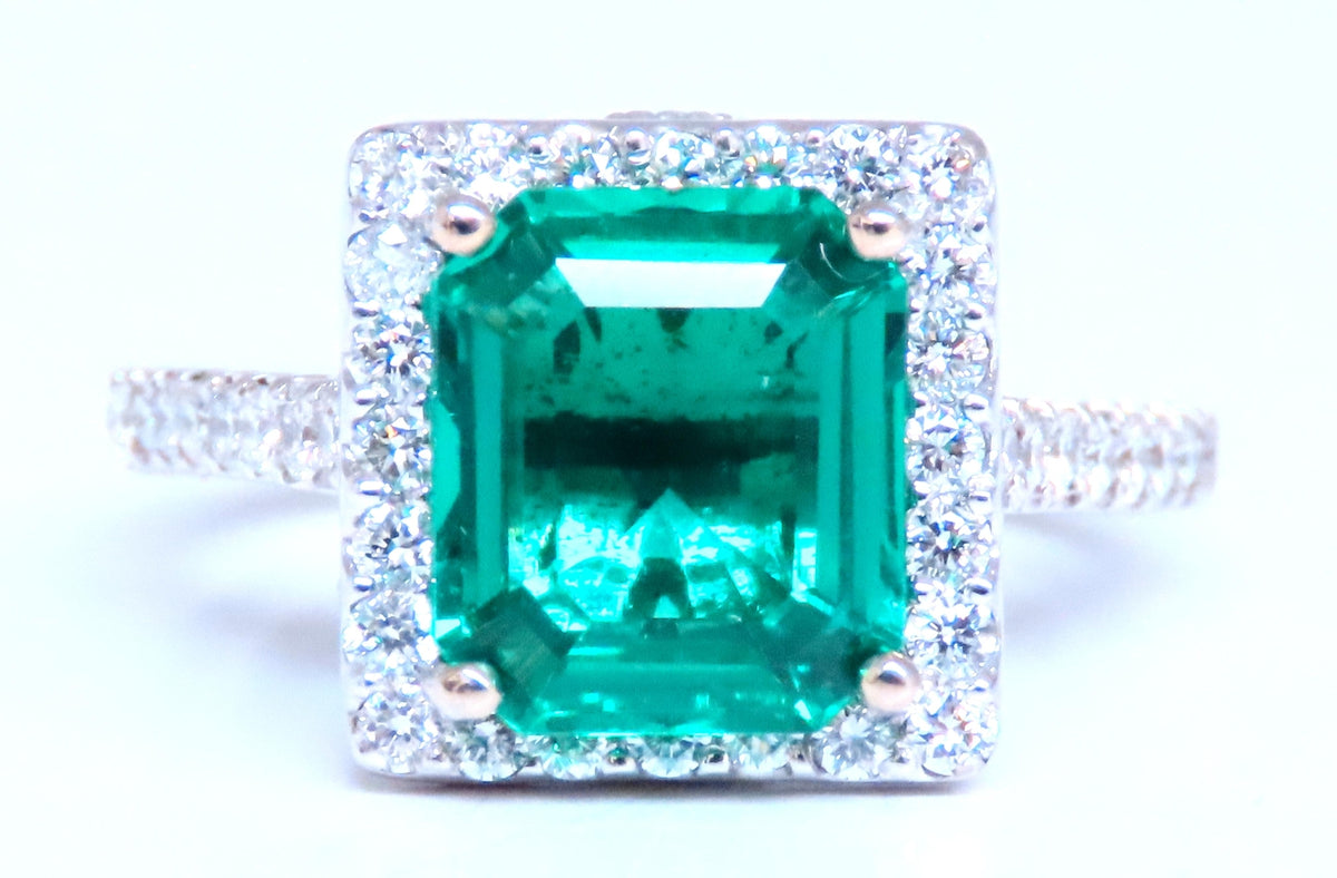 Classic Lab Created Emerald 14kt Gold 12550 *v