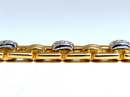 .80ct Natural Masculine Mod Durable Hinged Bracelet 14 Karat *v
