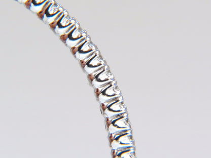 1.77ct natural round brilliant in/out diamond hoop earrings 14kt g/vs *v