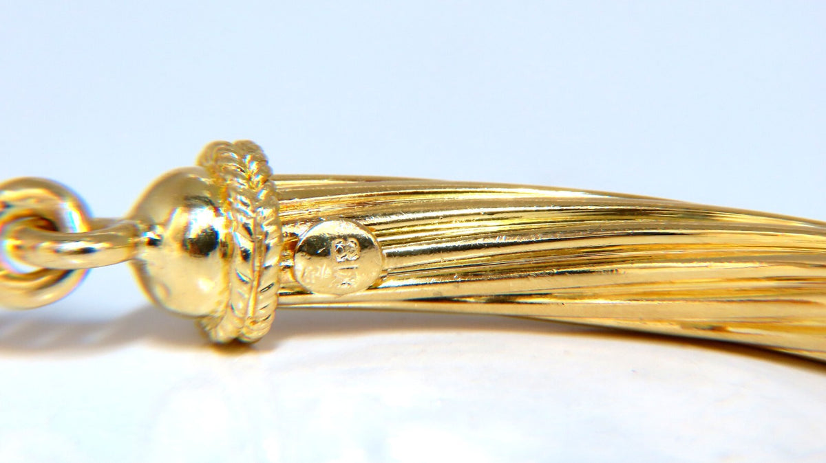 Byzantine Style Three Arched Bracelet 18kt 24.8 Grams 7 inch *v