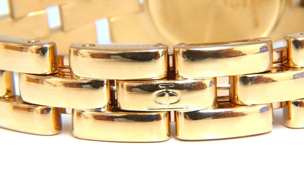 Baume Mercier ladies diamond gold watch 18kt gold *v