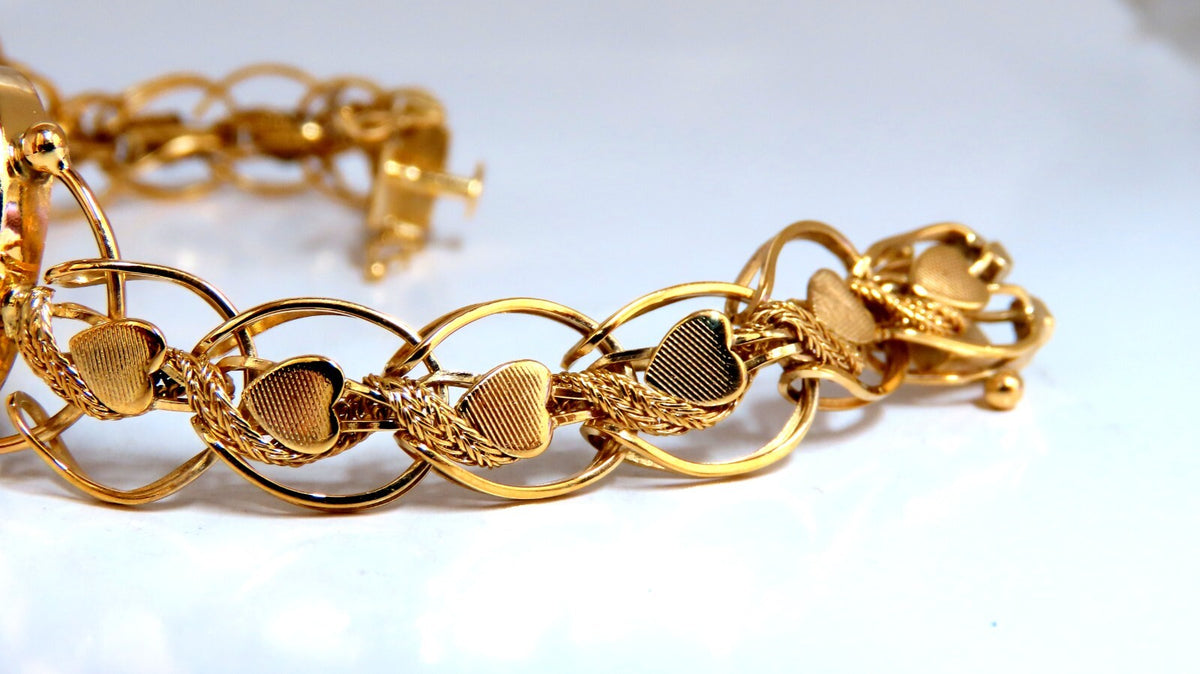 Virgin Mary Bracelet 14kt Gold 21 Grams France *v