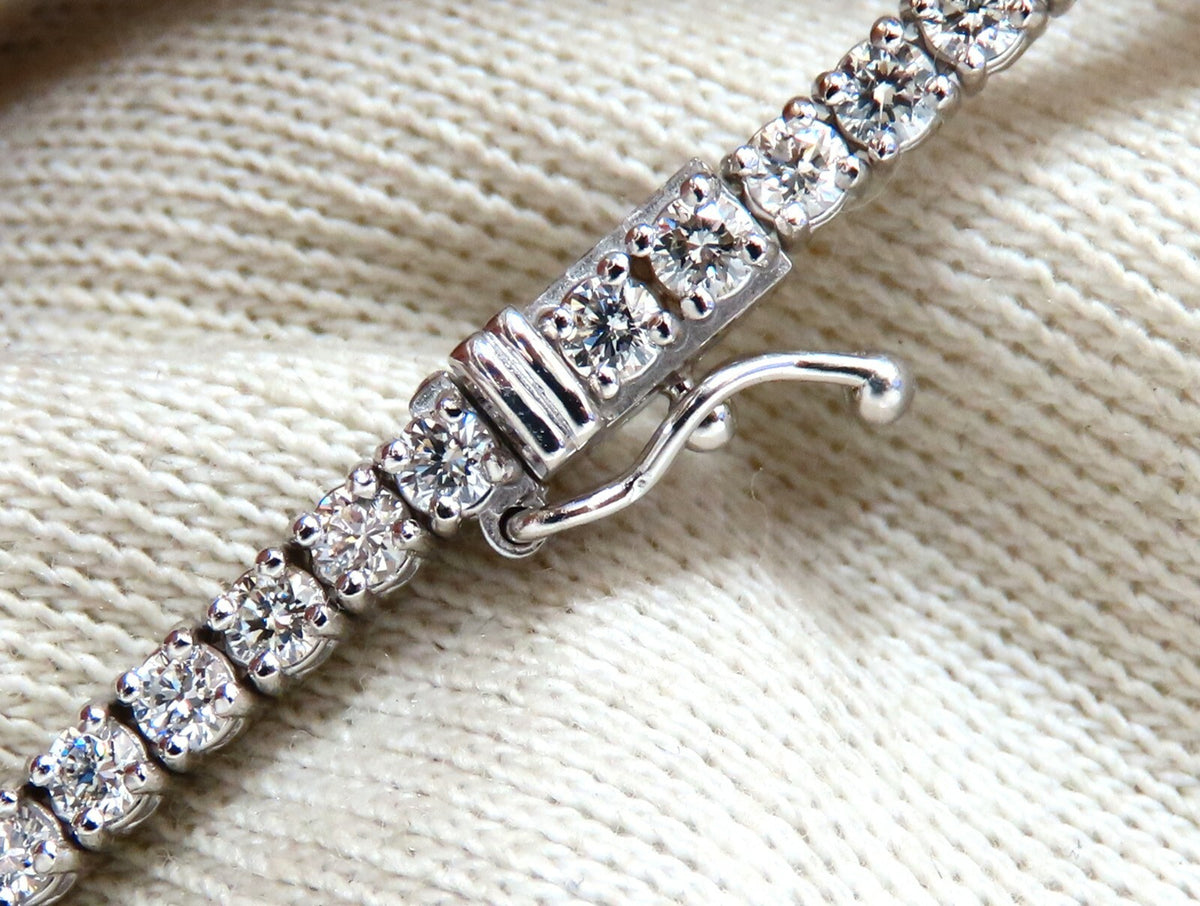 2.87ct Natural Diamonds Tennis Bracelet 14kt Gold Classic Riviera *v