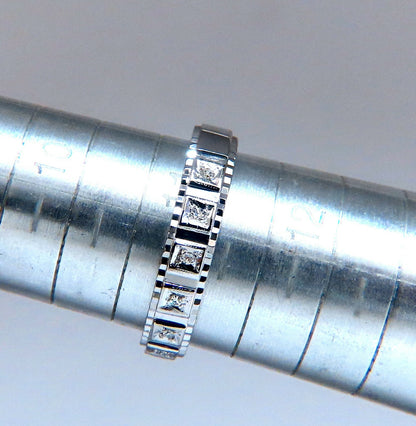 .10ct Natural Diamonds Square Box Mod Deco Mens Ring 14kt Size 11 *v