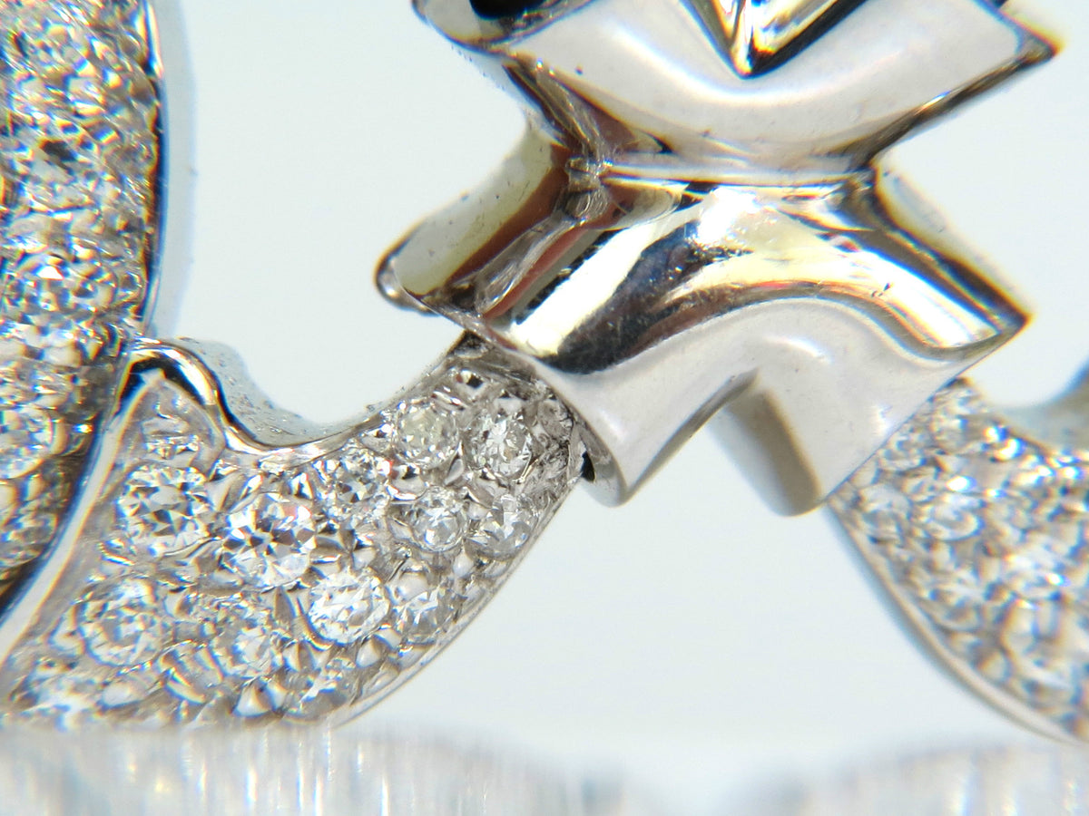 17.20CT NATURAL DIAMONDS LINK BRACELET 14KT F/G VS MODERN DECO 14kt GOLD *v