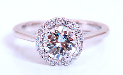 GIA Certified .81ct Natural Round Diamond solitaire ring G/Vs2 *v