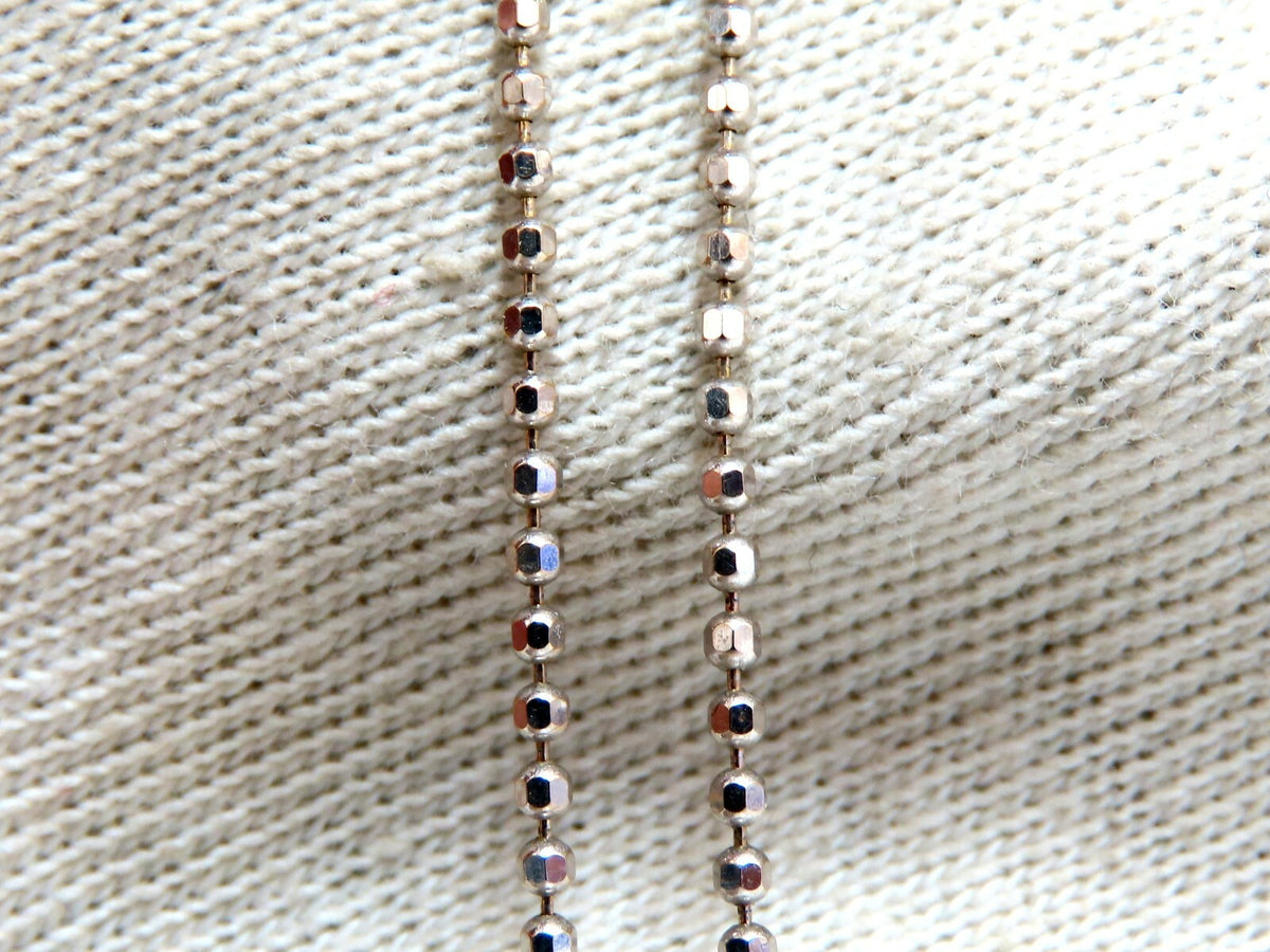.33ct Natural Diamonds Dangle Necklace 14kt *v
