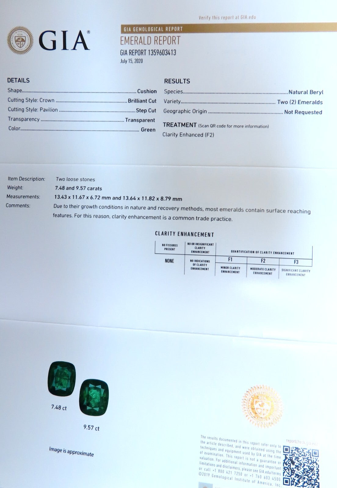 GIA Certified 17.05ct Natural Emeralds Diamond Earrings 18kt Cluster Halo *v