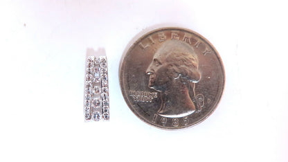 .40ct natural round diamonds zen mid pendant 14kt gold *v