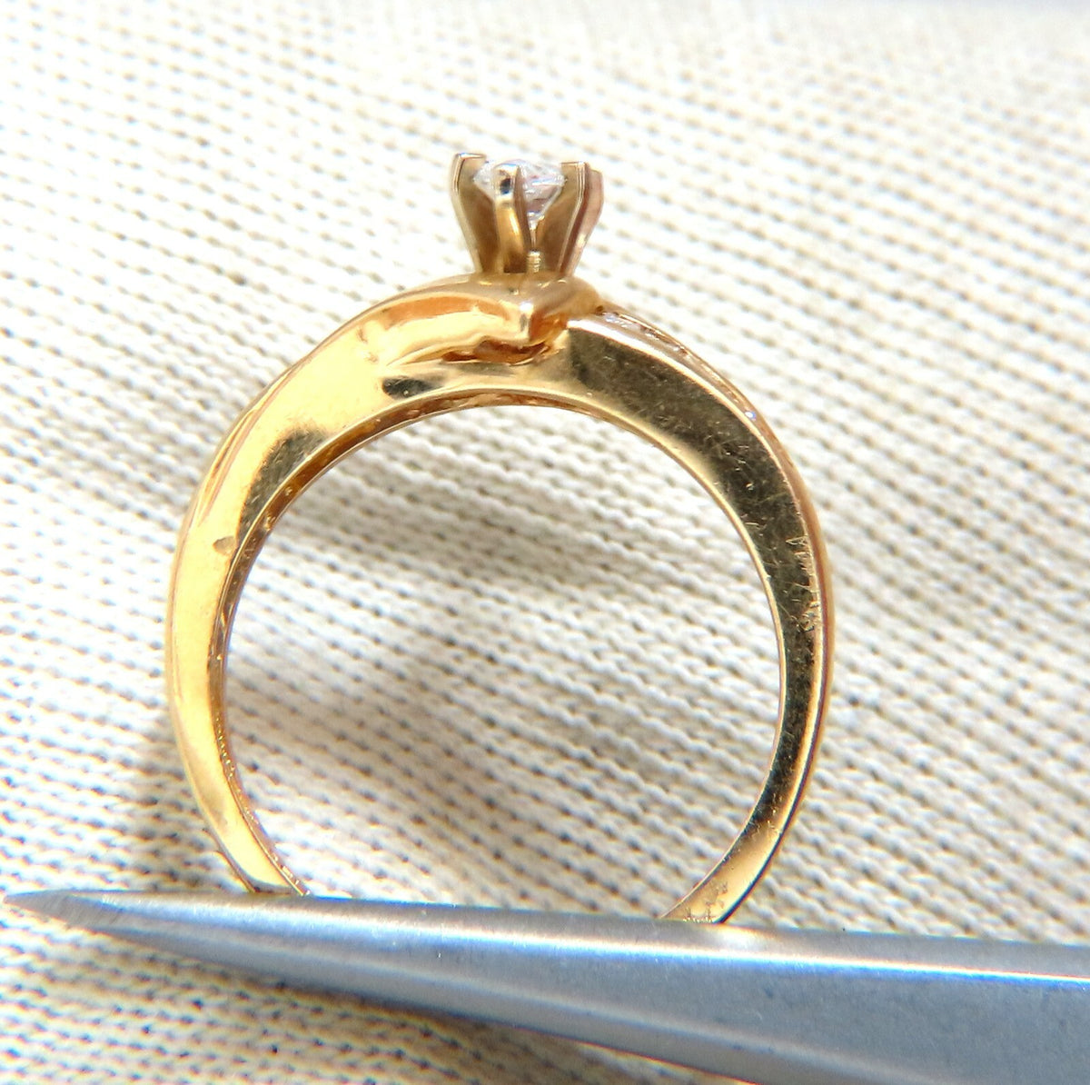 .53ct Natural Marquise Cut Natural Diamond Ring 14kt. Raised *v