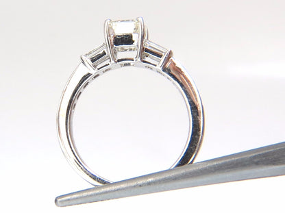 GIA Certified 1.62ct natural asscher diamond ring engagement classic 18kt *v
