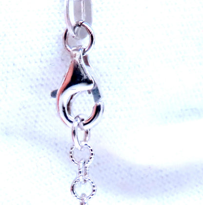 Natural 1.65ct Diamonds Cluster Pendant Necklace 14kt 12374 *v