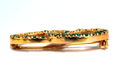 2.50ct Natural Emerald Doubletree Pin 14kt *v