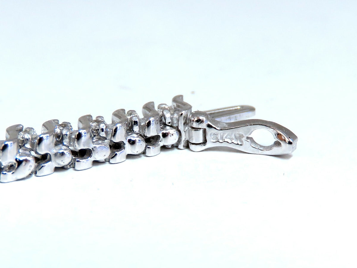 2.02ct Natural Diamonds Tennis Bracelet 14kt 7 Inch *v