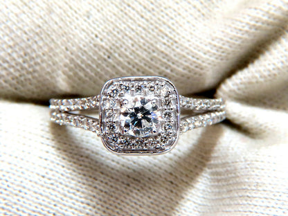 .95ct Natural Diamonds Split Shank Mod Ring 14kt *v