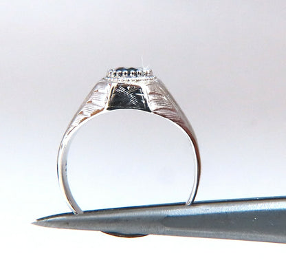 .76ct Natural Periwinkle Blue Sapphire Solitaire Ring 14kt Vintage *v