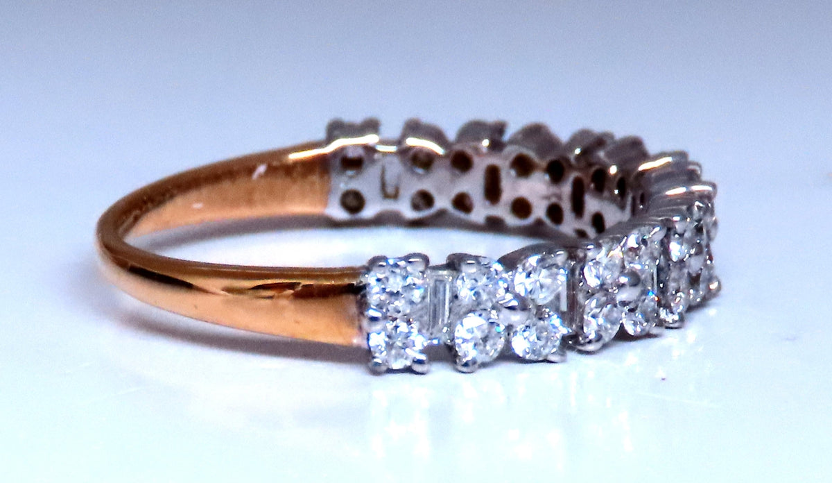 .75ct Natural Baguette & Round Diamonds Bank 18kt gold Flat 12290 *v