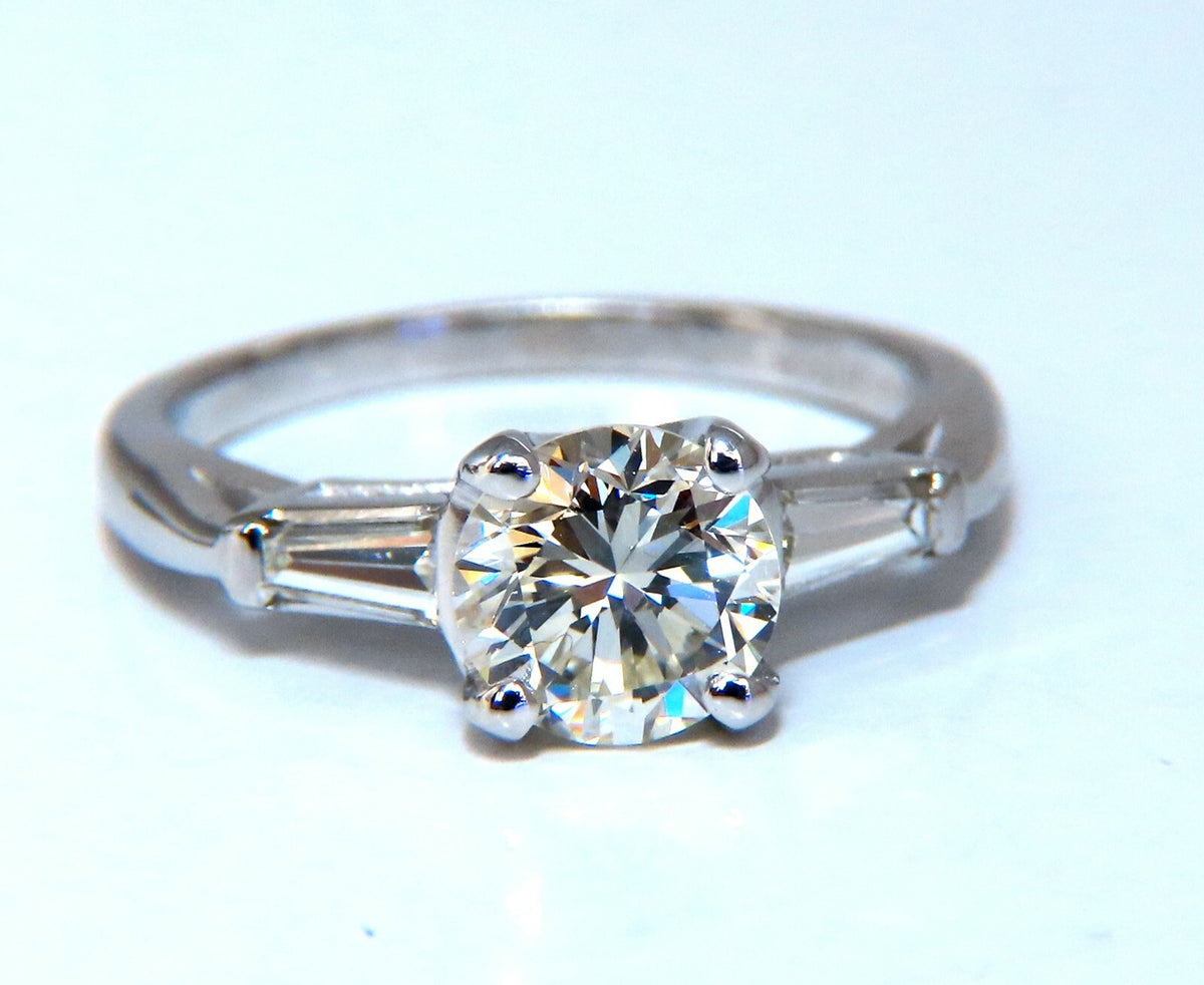 GIA Certified 1.01ct L/VS1 Diamond Engagement Ring Platinum Prime *v