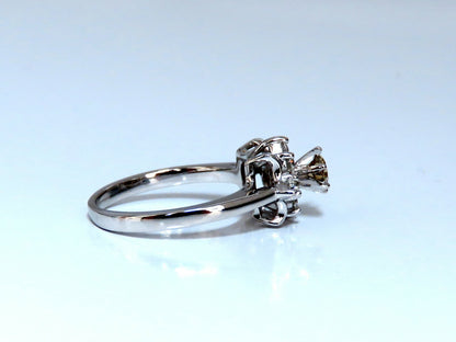 .40ct Natural Fancy Color Yellow Brown Diamond Ring 14kt *v