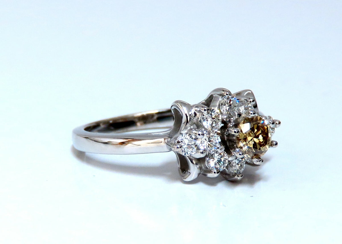 .40ct Natural Fancy Color Yellow Brown Diamond Ring 14kt *v