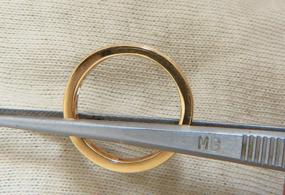 2.20ct. natural baguette diamonds eternity ring 14kt Gold 3.8mm size 8.5 *v