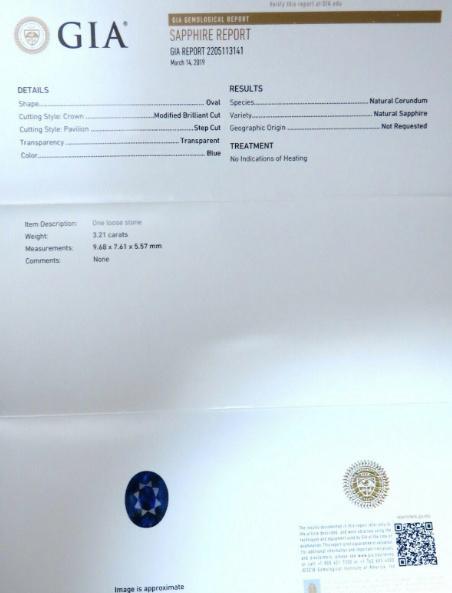 GIA Certified 7.81ct Natural Royal Blue Sapphire Diamond Earrings 14kt 12642 *v