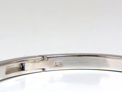 1.30ct natural round diamonds bangle bracelet g/vs  channel 14kt *v