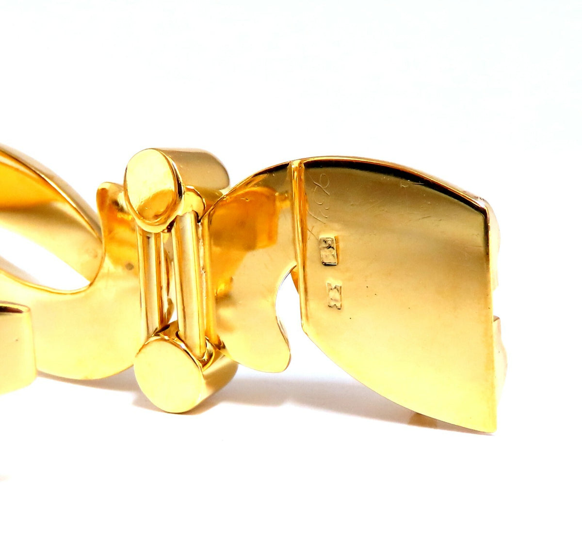 Iconic Link Wide Bracelet 14kt gold *v