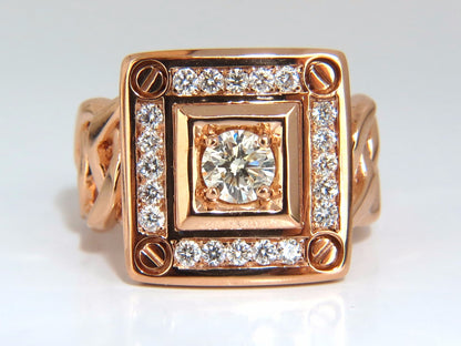 1.35ct natural diamonds Bolt & Screw ring 18kt *v