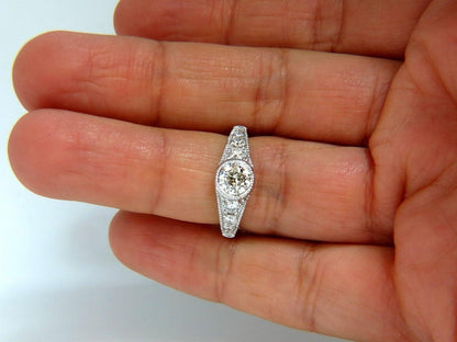 .95ct Gypsy Set Natural Diamonds Ring 14kt. 10025 *v